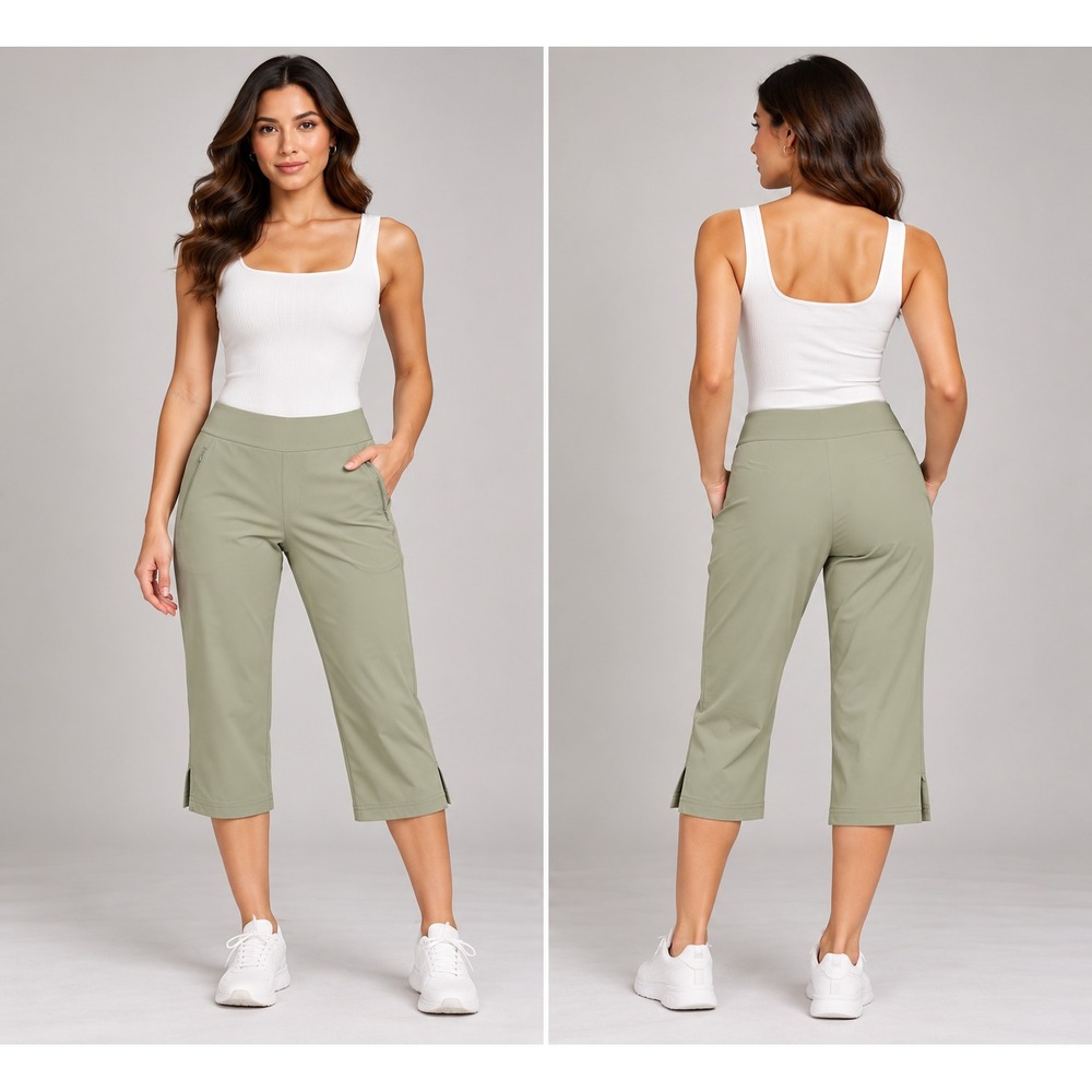 Columbia All Seasons Capri Women 2X Green NEW Hiking Outdoor AW0241-348